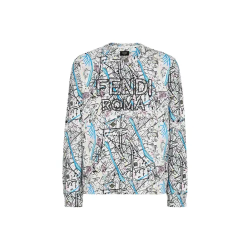 FENDI Белый Мужские Свитшоты