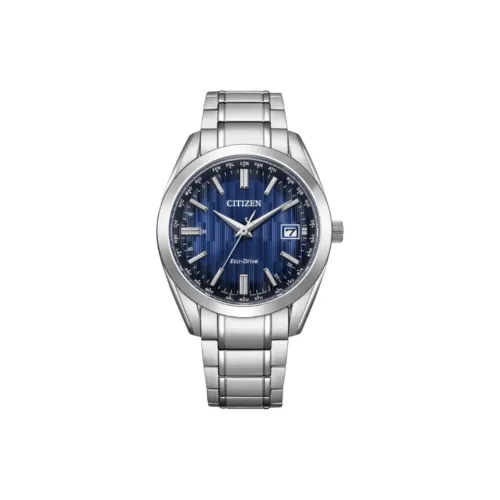 CITIZEN Collection Солнечный Кварцевый Механизм Супер Титан Ремешок Часы 40 мм Мужские Часы Синий Циферблат