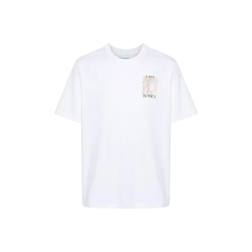 CASABLANCA Белый Мужской T-Рубашки