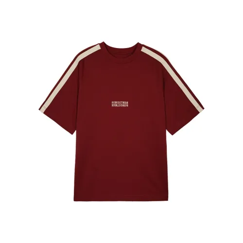 MOST Мужская рубашка T из бургунди