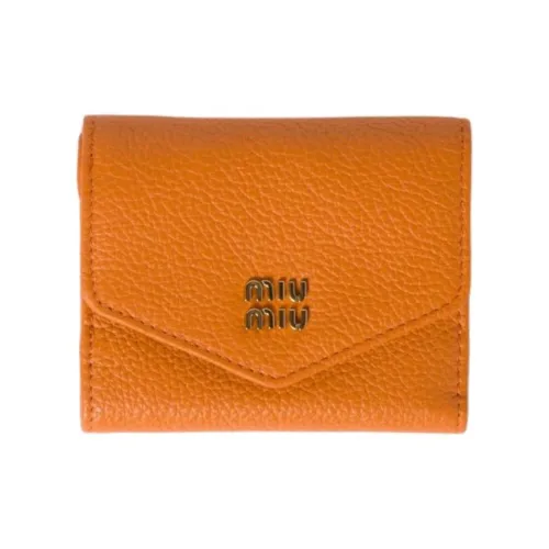 MIU MIU Кошелек из коровьей кожи Маленький Женский African Daisy