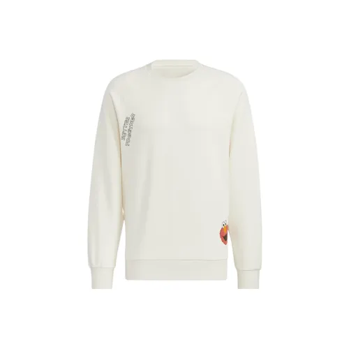 ADIDAS NEO Sesame Street Co Брендированная Коллекция Розовый Белый Мужские Толстовки