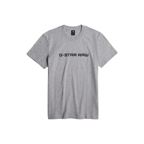 STAR RAW Серый Мужская T-Рубашка