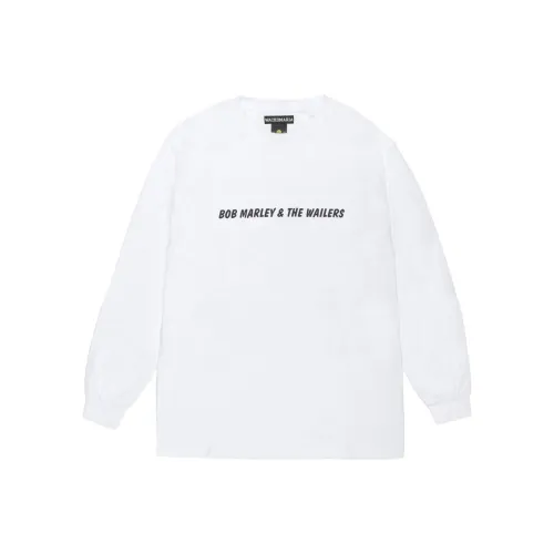 WACKO MARIA Боб Марли Co Брендированная Серия Белая Унисекс Футболка
