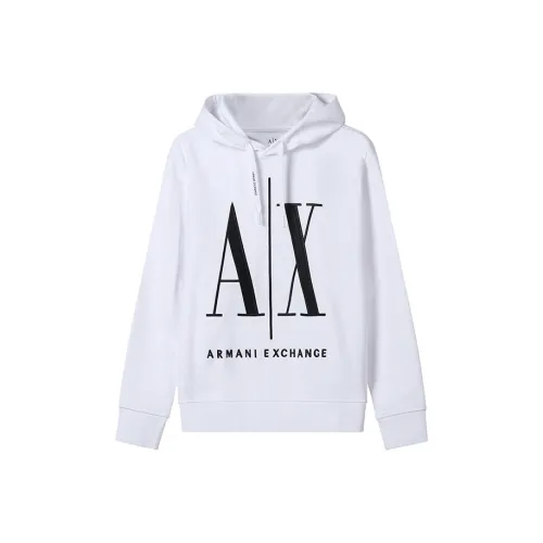 ARMANI EXCHANGE Белый Мужской Свитшот