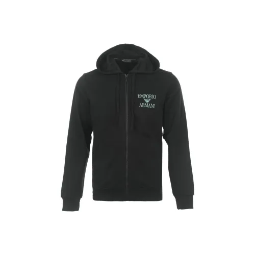 EMPORIO ARMANI FW23 Толстовка Мужской Черный