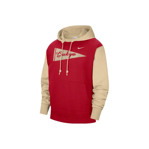 Nike Red Men's Hoodies Найк Красный Мужские Толстовки