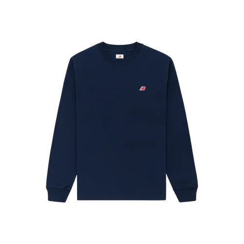 New Balance Teddy Made Темно-синий Унисекс Свитшоты