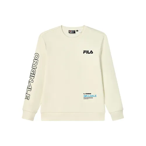 FILA Туманный Лотос Белый Мужской Свитшот