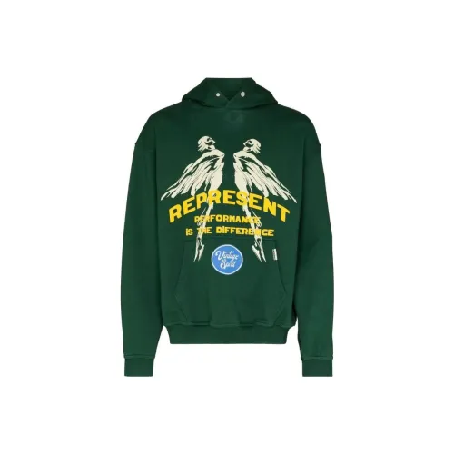 REPRESENT Зеленый Мужской Свитшот