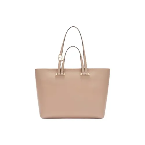 Furla Телячья кожа Тоут Сумка Сумка для покупок Сумка на плечо Сумка Большая Женская Розовая