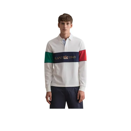 GANT 113 Экрю Мужская T-рубашка