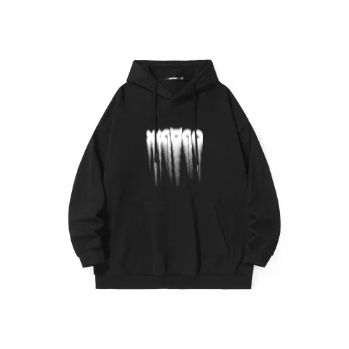 XXGOGO С капюшоном свободный крой стандартный свитшот унисекс