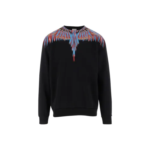 MARCELO BURLON Черные Мужские Свитшоты