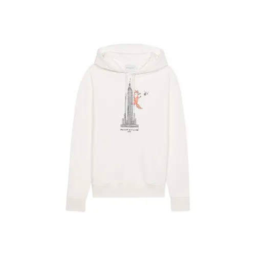 Maison Kitsune Белый Унисекс Свитшоты