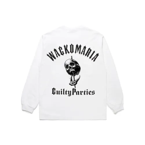 WACKO MARIA 56 Tattoo Studio Collaboration Белая Унисекс Футболка