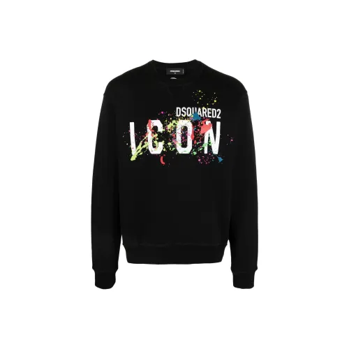 DSQUARED 2 Черные Мужские Свитшоты