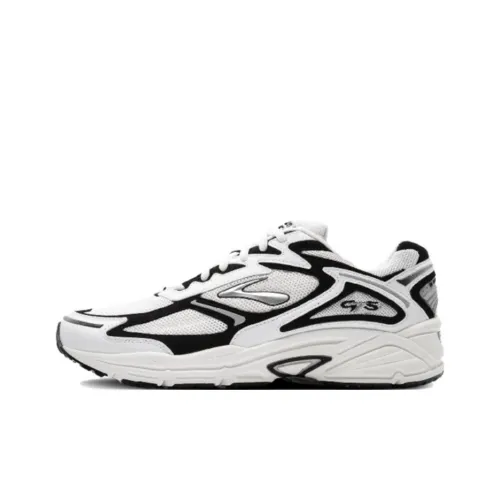 Brooks Adrenaline GTS 4 Slip-resistant Abrasion-resistant Low Top Casual Running Shoes Women's White Black Брэдгс Adrenaline GTS 4 Противоскользящий Устойчивый к истиранию Низкий Топ Повседневные Беговые Кроссовки Женские Белый Черный