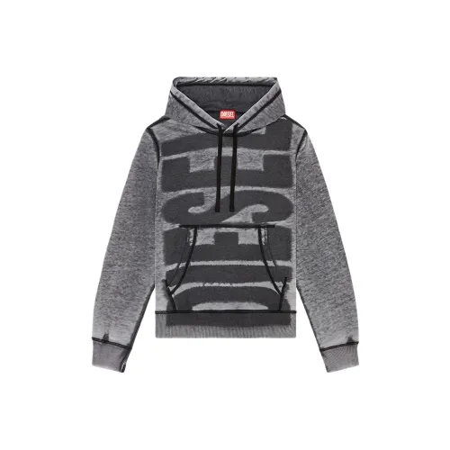 DIESEL Мужские черные свитшоты