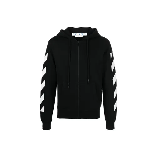 Off Белый FW22 Толстовка Мужской Черный