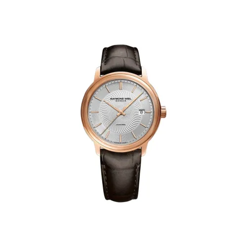 Raymond Weil Автоматический Механический Механизм Мужские Часы 39,5 мм Серебряный