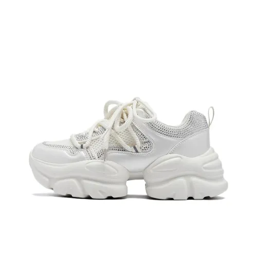 AGSDON Низкий топ обувь с толстой подошвой женская