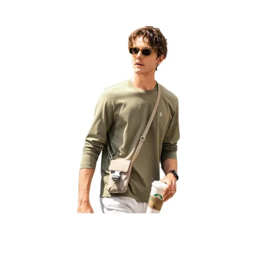 Mr.Bu T Рубашка Мужская Белая Береза Зеленая