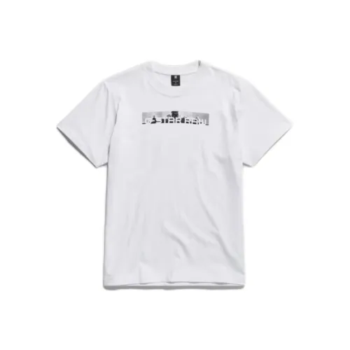 STAR Натуральная Белая Мужская T-Рубашка