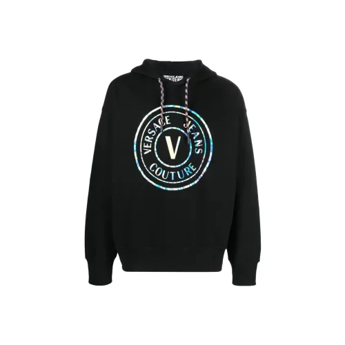 VERSACE JEANS COUTURE Черные Мужские Свитшоты