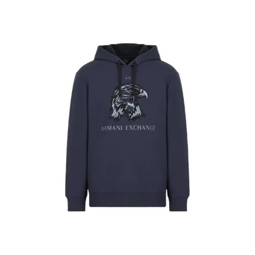ARMANI EXCHANGEAE SS22 Толстовка Мужской Темно-синий
