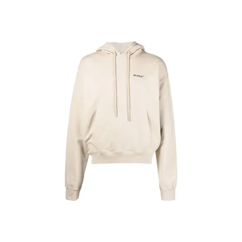 Off Белый SS22 Бежевый Мужские Толстовки