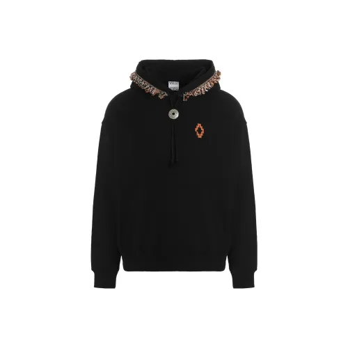 MARCELO BURLON Черные Мужские Свитшоты