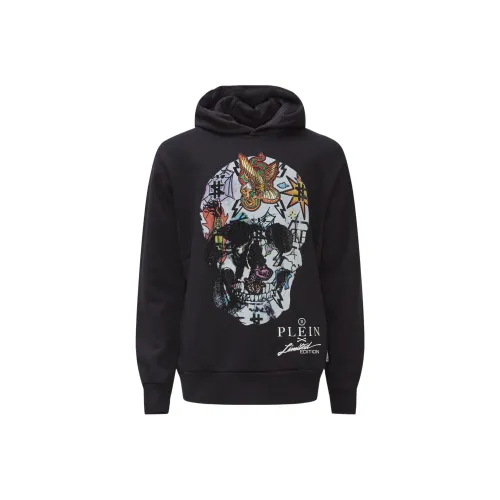 PHILIPP PLEIN Мужские черные свитшоты