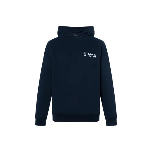 EMPORIO ARMANI SS22 Толстовка Мужской Темно-синий