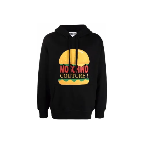 MOSCHINO Мужские черные свитшоты