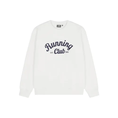 New Balance Слоновая кость Унисекс Свитшоты