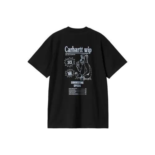 Carhartt WIP SS25 S S Каталог T Рубашка Короткий Рукав T Рубашки Мужской Черный