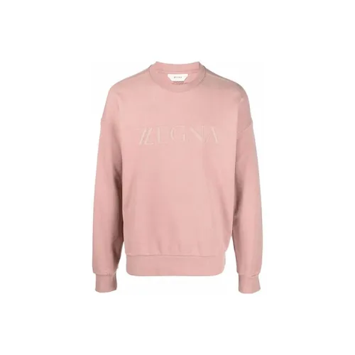 Ermenegildo Zegna Розовые Мужские Толстовки