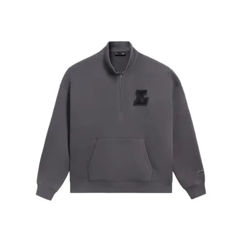 LINING Sports Life Collection Толстовка Унисекс Земля Поверхность Серый