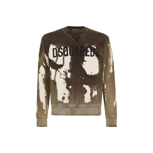 DSQUARED 2 Коричневый Мужской Свитшот