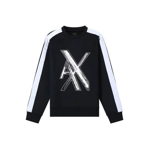 ARMANI EXCHANGE Мужские Свитшоты Темно-Морской Синий