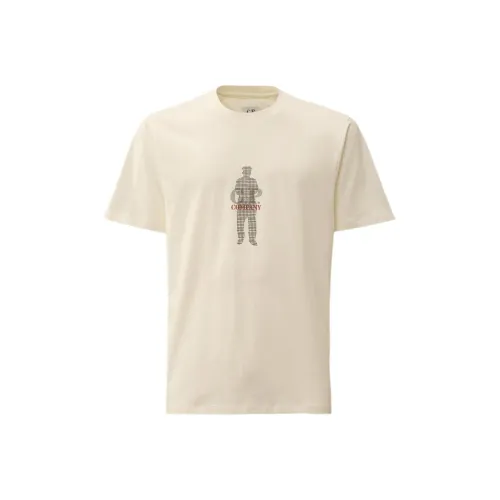 C.P.Company FW24 T Рубашка Мужская Марля Белая