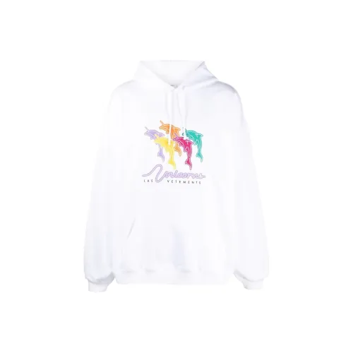 Vetements Белый Унисекс Свитшоты