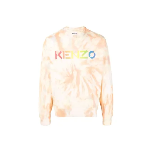 KENZO Мужские Свитшоты Оранжевого цвета