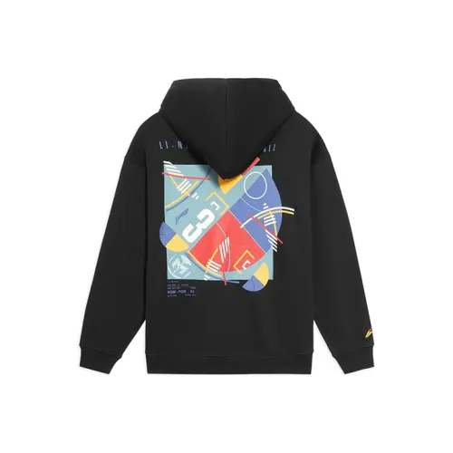 LINING Спорт Basketball Collection Толстовка Унисекс Черный