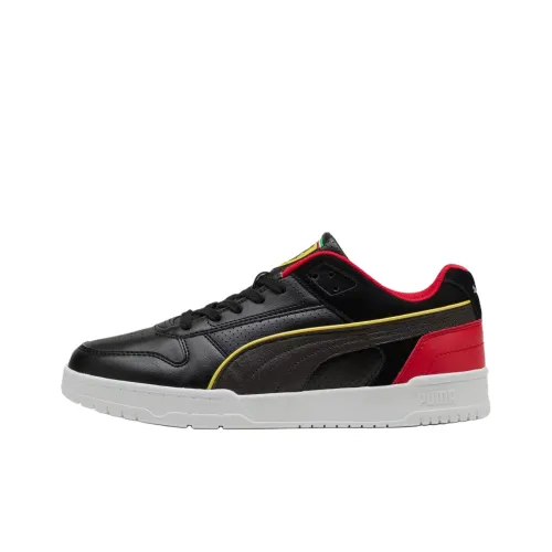 Scuderia Ferrari X PUMA RBD Game Low Топ Скейтборд Кроссовки Женские Черные Красные