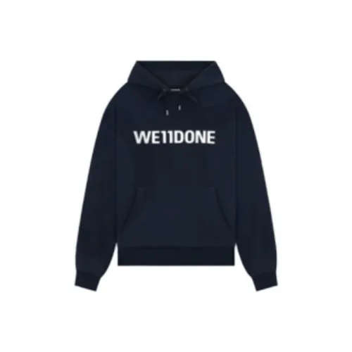 WE11DONE Синий Мужской Свитшот