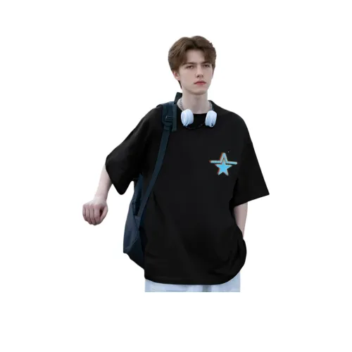 PENTAGONAL HEART Stepping Star Dream Series Круглый вырез Рубашка Унисекс