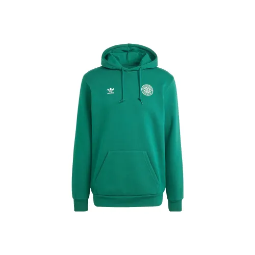 Adidas Originals Essential Celtic FC ESSENTIALS TREFOIL Толстовка Свитшот Мужской Зеленый