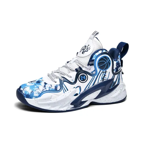 TONYBEAR Slip-resistant Abrasion-resistant MID Топ Баскетбольные кроссовки Унисекс